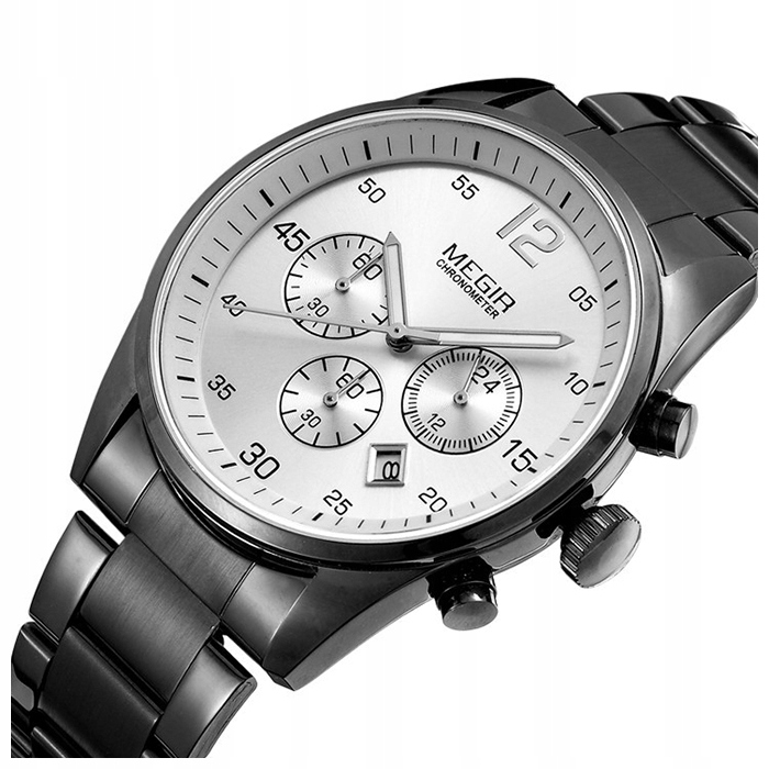 Pánské hodinky Megir černá náramek chronograf z2010