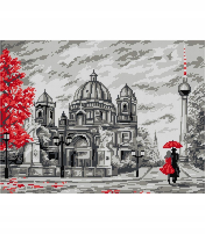 Sada Ariadna kanva mulina vyšívací jehla 30x40 8031