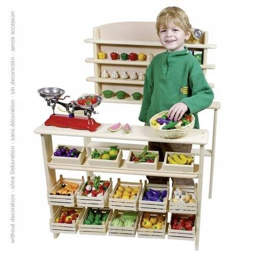 Stánok, drevená hračkárska predajňa pre deti