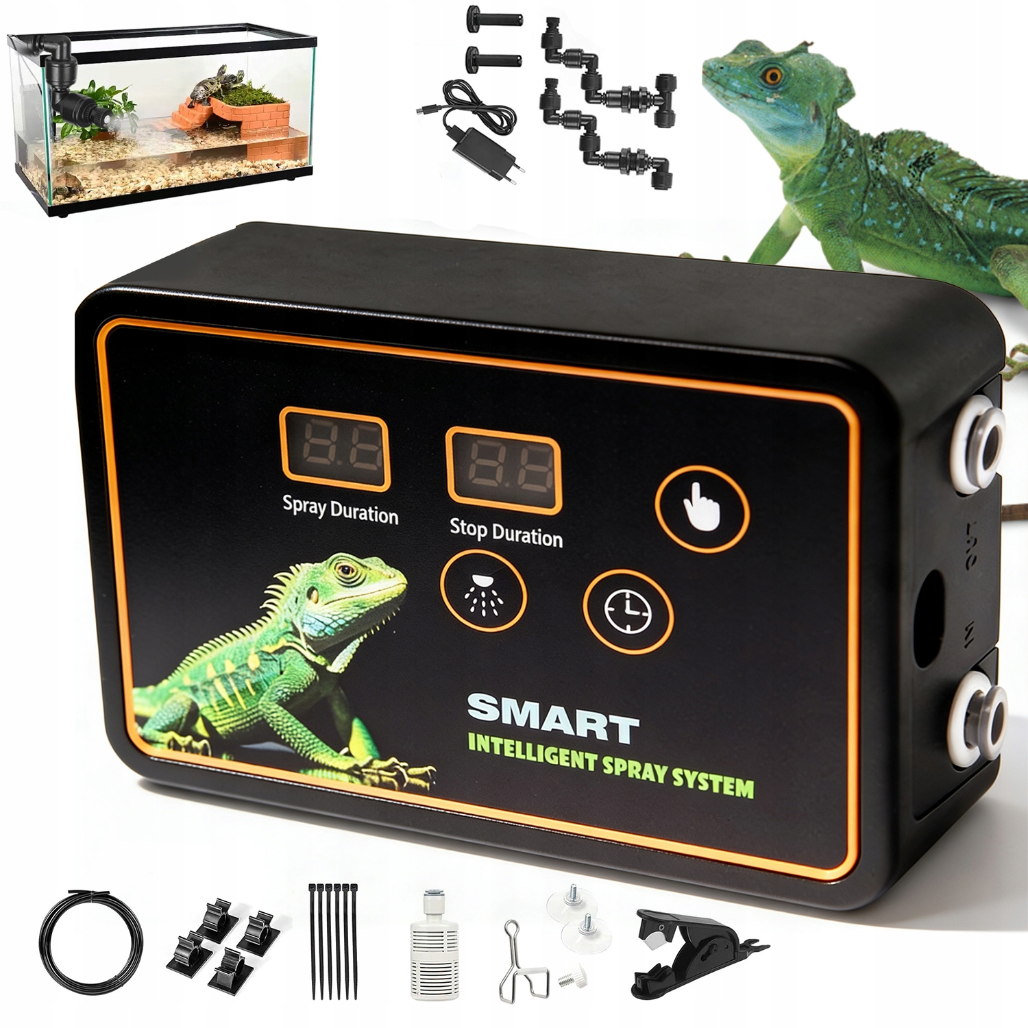 Levně Inteligentní Zavlažovač Do Terária S 5 M Hadicí Pro Plazy Agama