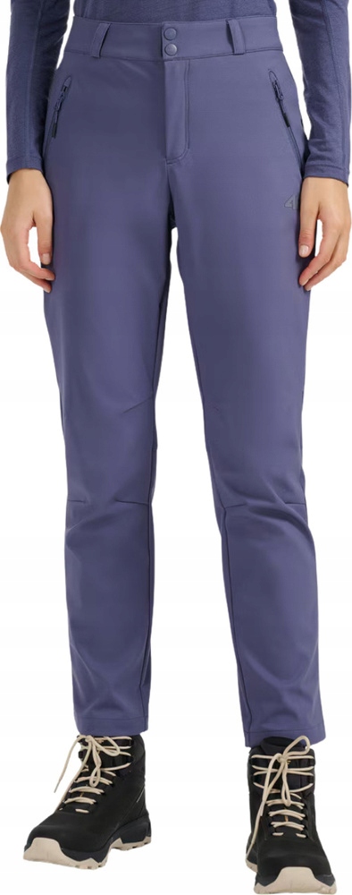 Dámské Trekové Kalhoty 4F Softshell Fnk F0988 Denim 4FWAW25TFTRF0 vel. L
