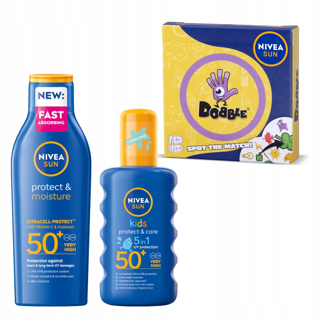 Nivea Sun Balzám na slunce SPF50+ 200 Ml sprej pro děti Dooble