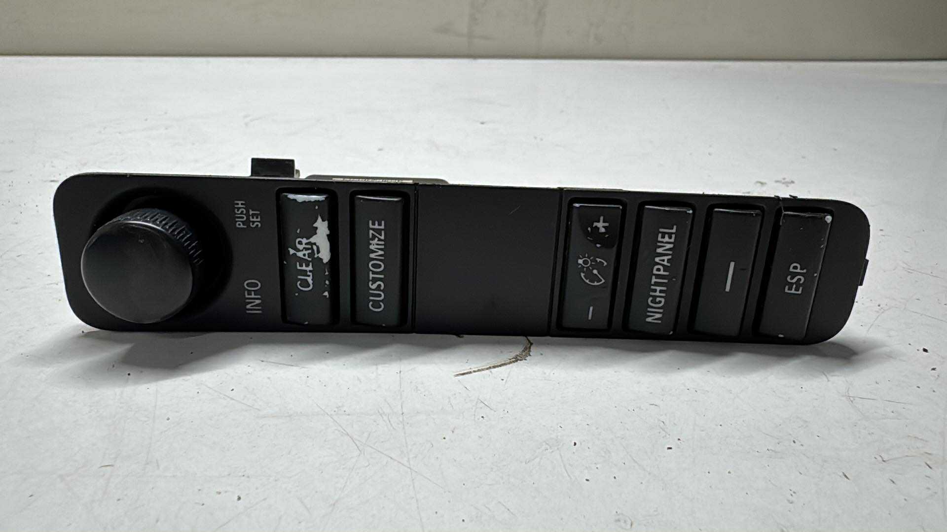 PANEL controls ESP TEMPOMAT SAAB 93 9-3 2002-2007 12792588 NIGHTPANEL