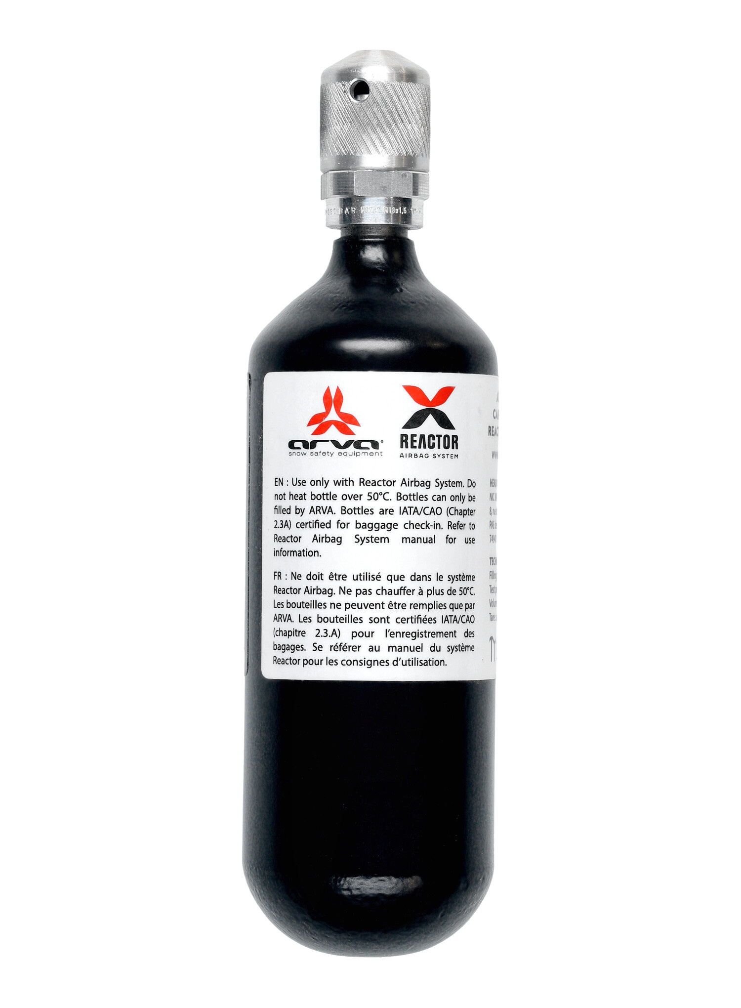 NABÓJ GAZOWY ARVA REACTOR STEEL CARTRIDGE 300 BAR Rodzaj Na tułów