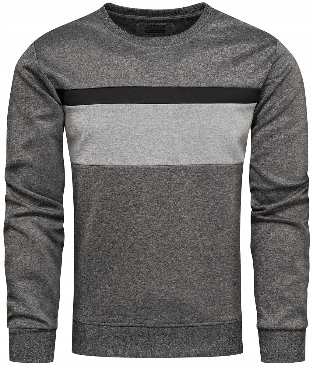 

XL Męska Bluza W Pasy