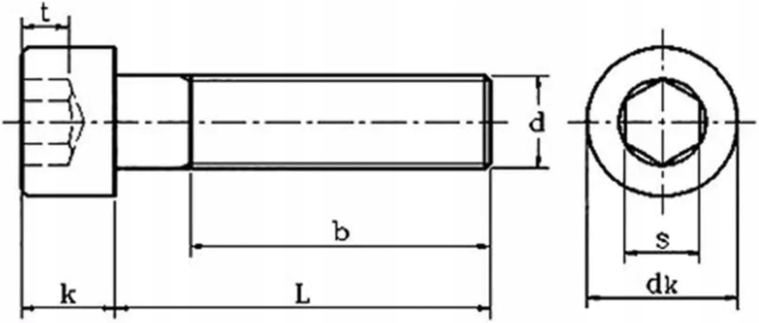 ŚRUBA WALCOWANA M5x12 NIERDZEWNA DIN 912 20 szt IMBUSOWA WALCOWA A2 EAN (GTIN) 5906555196753