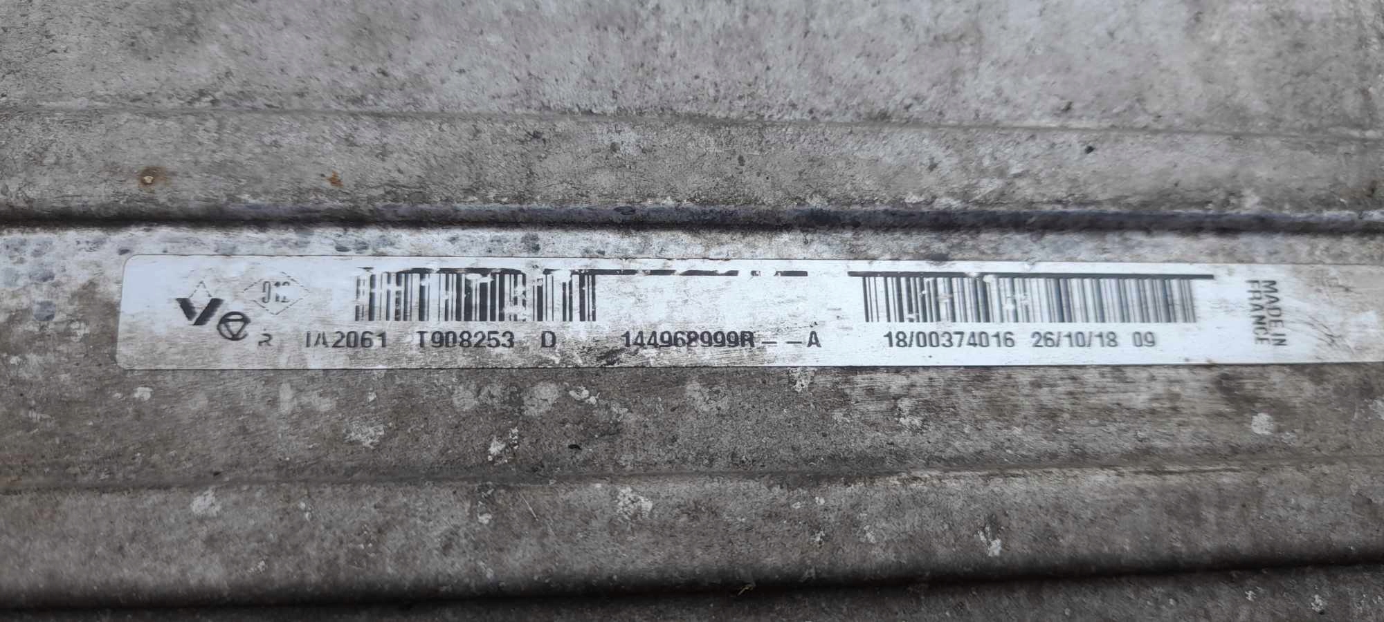 INTERCOOLER RENAULT MEGANE III 144968999R