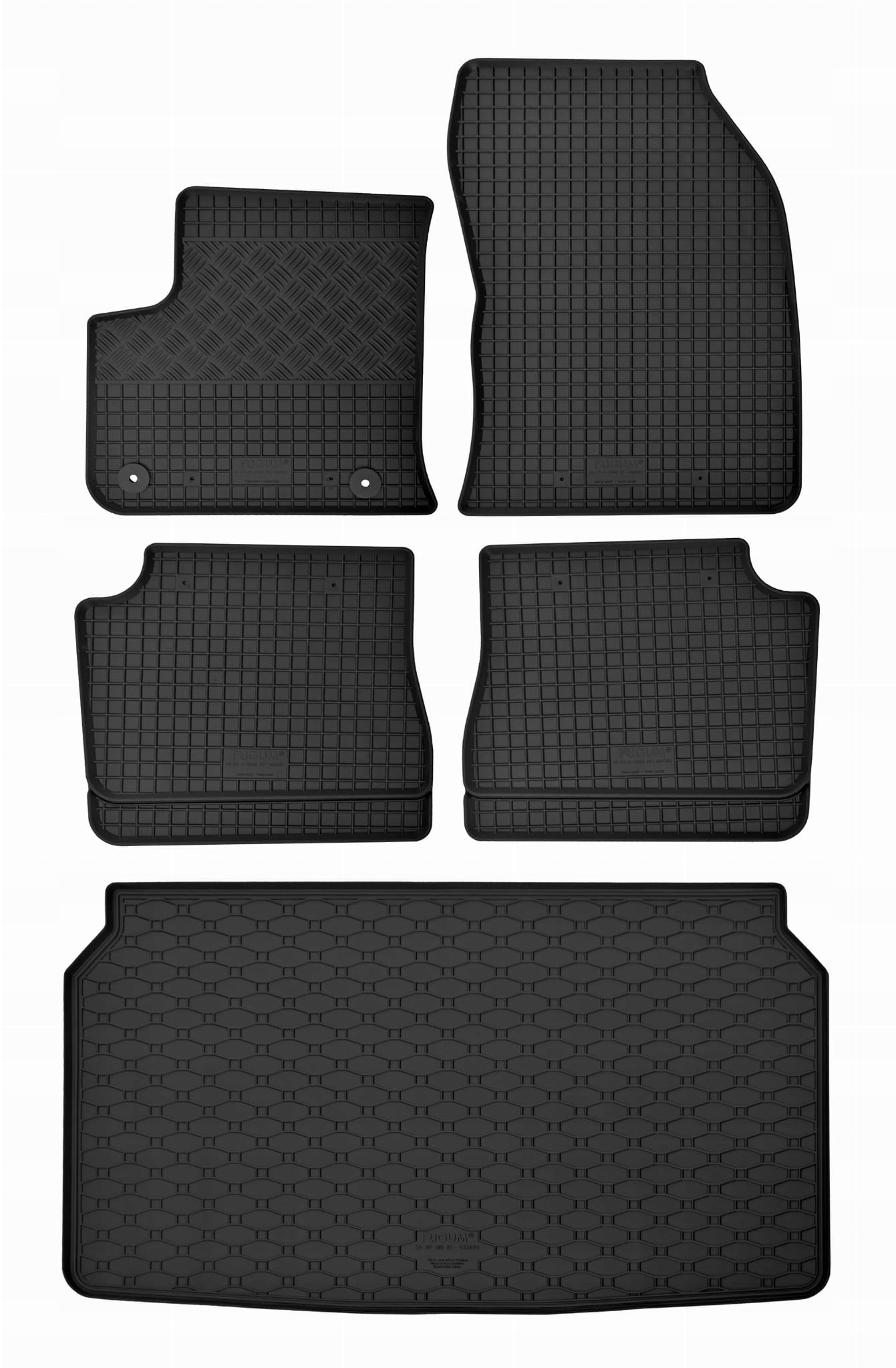 Dywaniki i mata do Opel Zafira C 5 miejsc 2012-2019