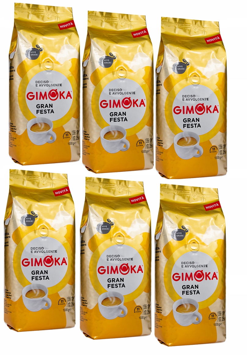 Gimoka 6x1KG Gran Festa Kawa Ziarnista