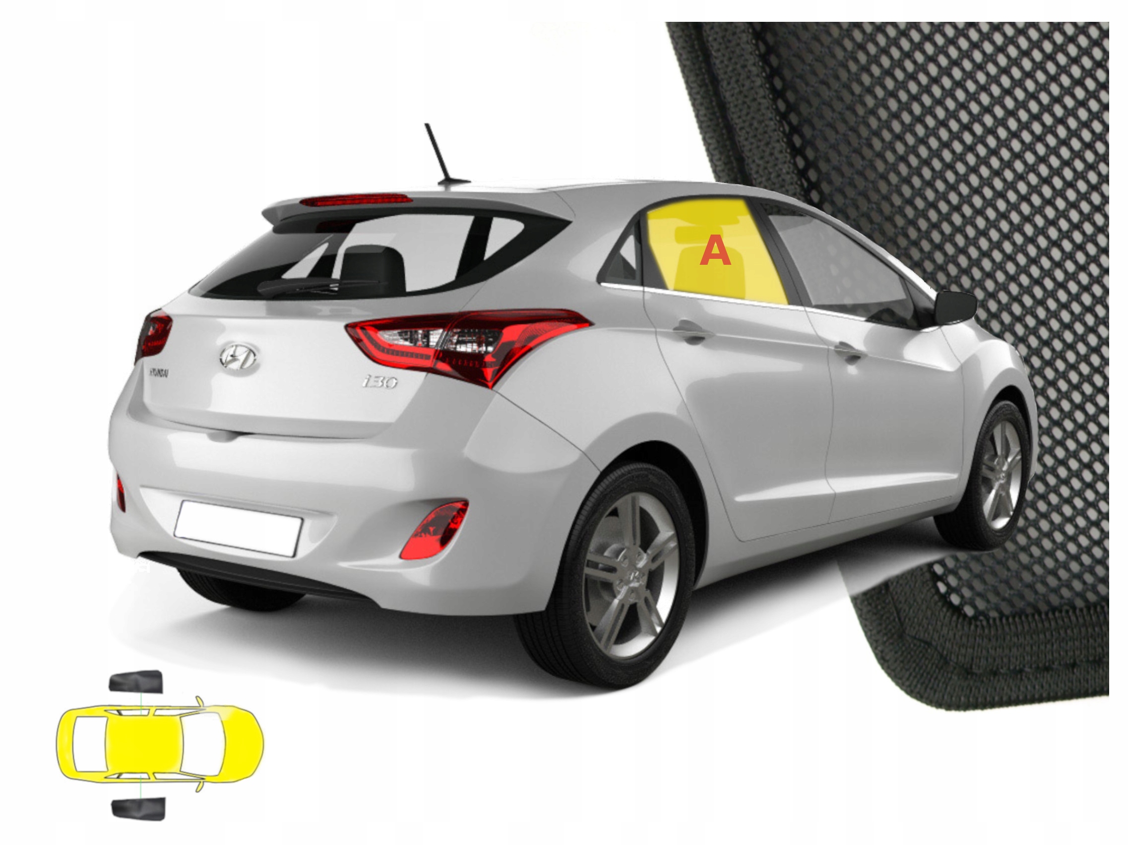 

Osłonki zasłony przeciwsłoneczne Hyundai i30 htb 2