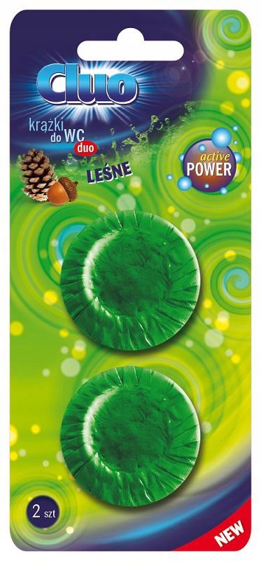 

Cluo Barwiący Krążek do spłuczki 2x40gr Leśny