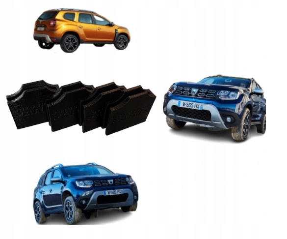 Wzmocnienie pasów do Dacia Duster 2 2018+ Typ samochodu 4x4/SUV Samochody osobowe