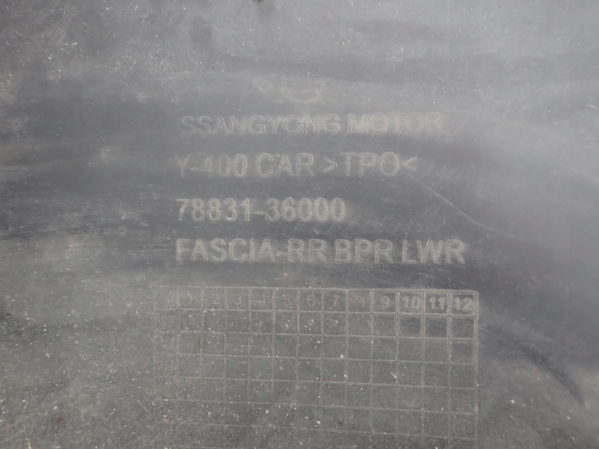 SSANGYONG REXTON II 2 17-20 bumper rear part rear PDC