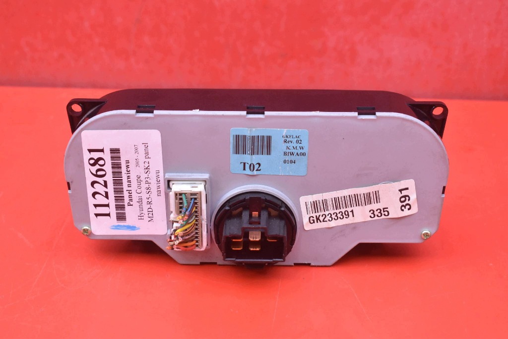 control panel air conditioning devices KLIMY HYUNDAI COUPE 2 II LIFT 05-07