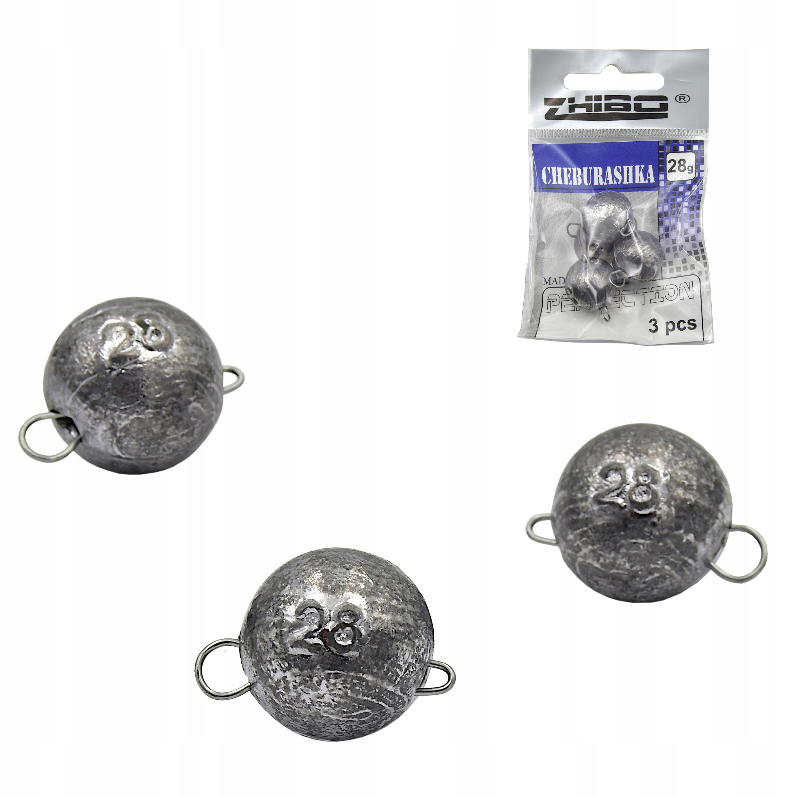 Czeburaszka główka ołowiana składana 28 g - 3 szt Kod producenta 5904730479028 - 28 g