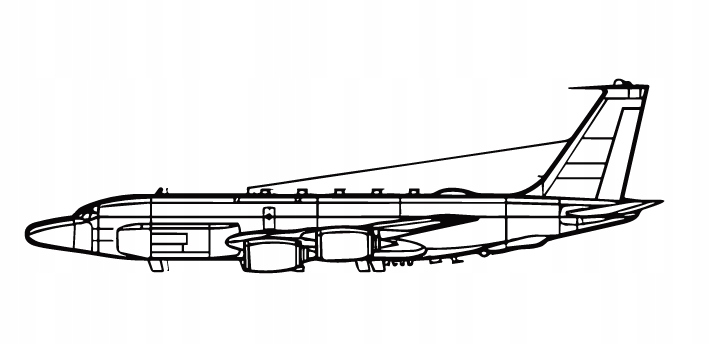 nástěnná dekorace Obraz Letadlo RC-135 Rivet Joint