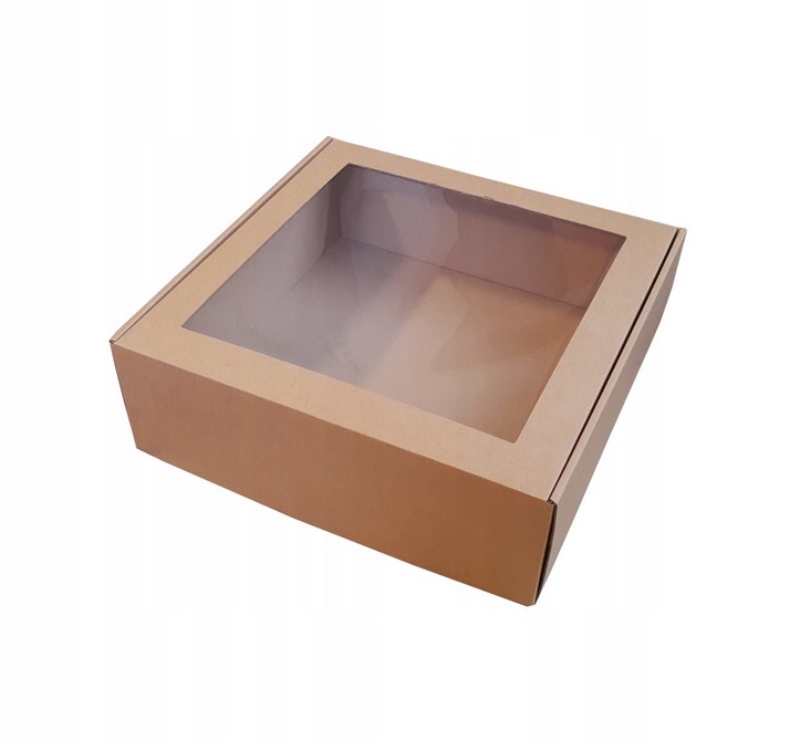 

Pudełko, opakowanie prezentowe z okienkiem 25x25