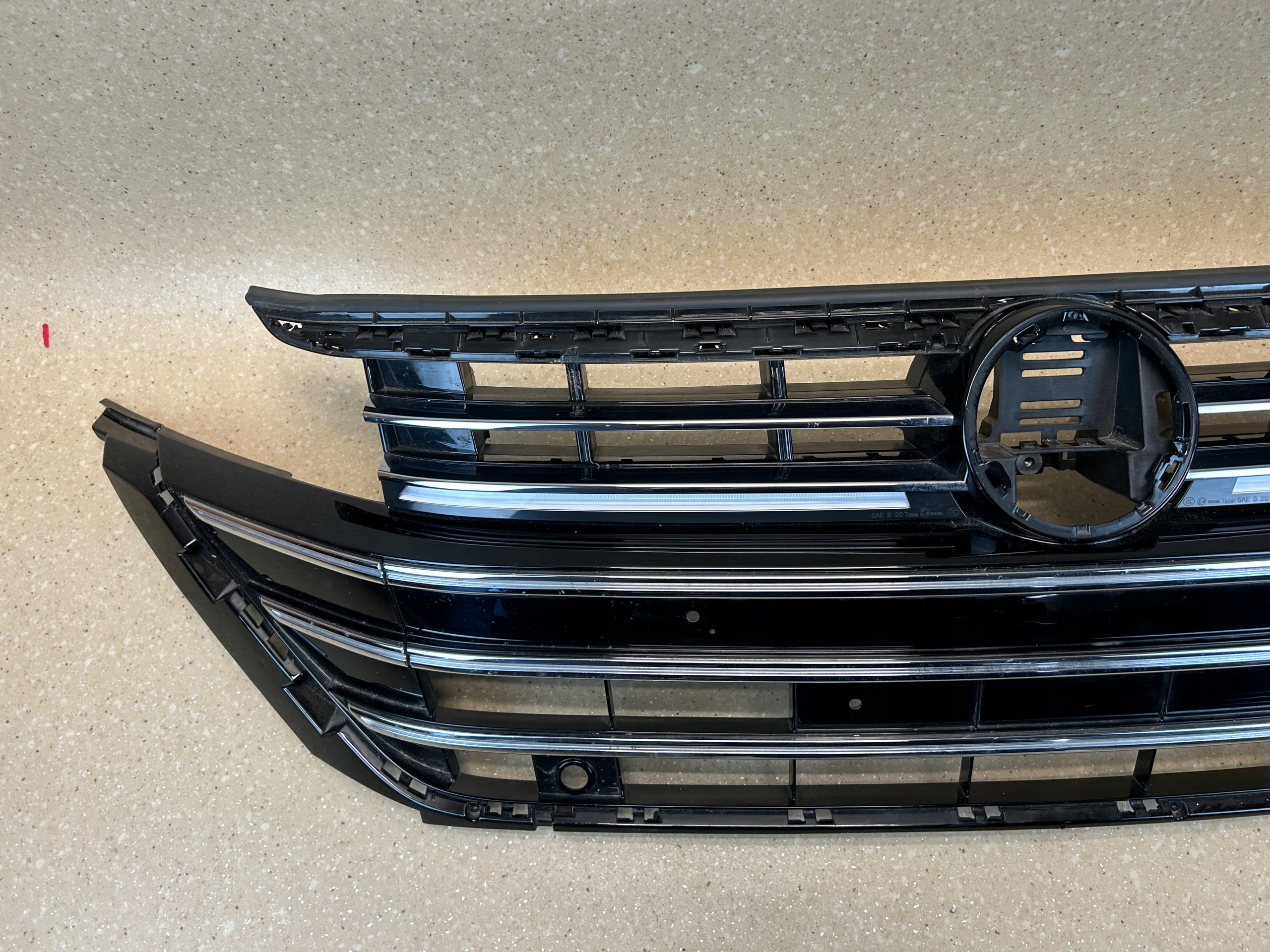 VW Arteon 3H Kühlergrill FRONTGRILL Kühlergitter 3G8853651BL - Thumbnail 4