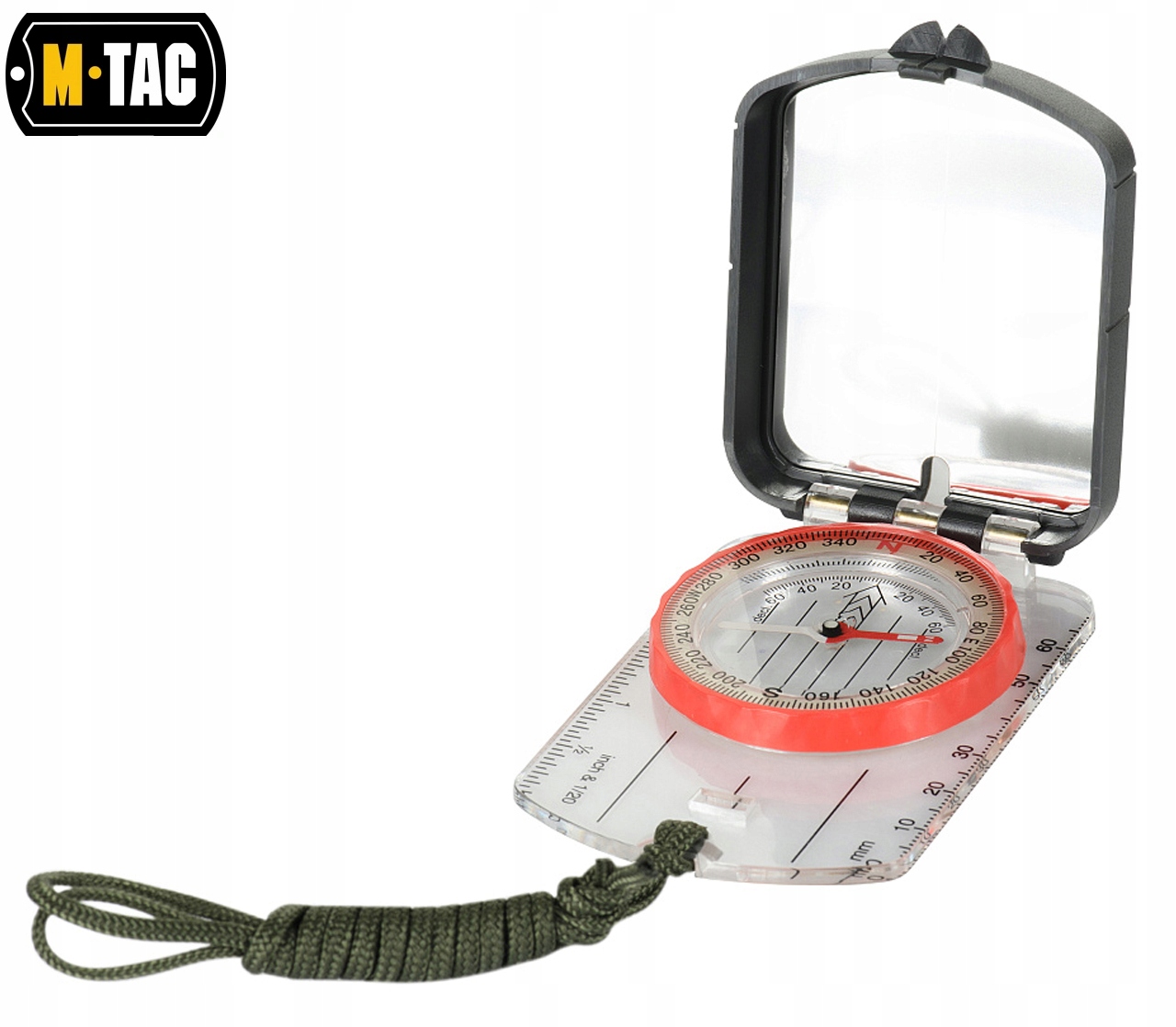 Kompas mapowy kartograficzny z lusterkiem M-Tac Small Rodzaj mapowy