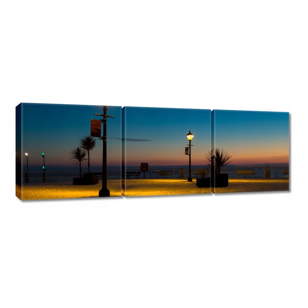 

Obrazy 60x20 Latarnie na plaży