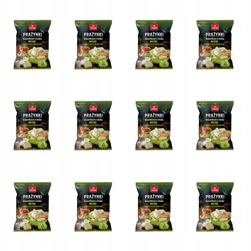 Prazynki krewetkowe Wasabi 100G Vifon X12