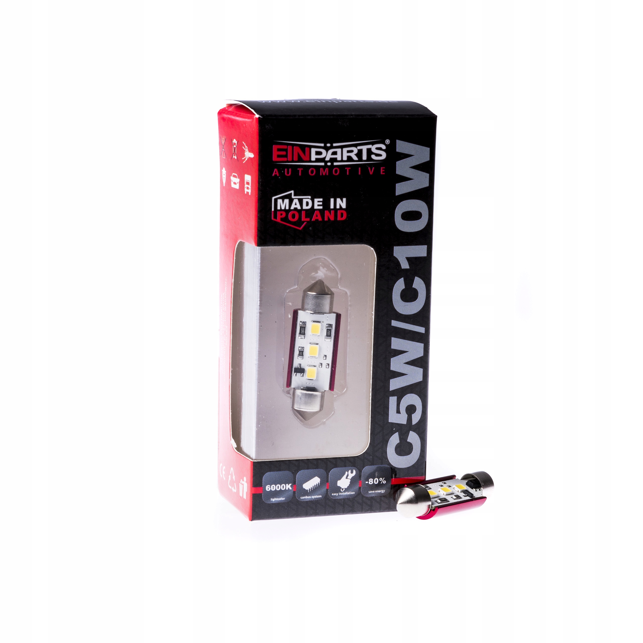 

Żarówka Led 12V C5W C10W Canbus Samsung Smd 39mm