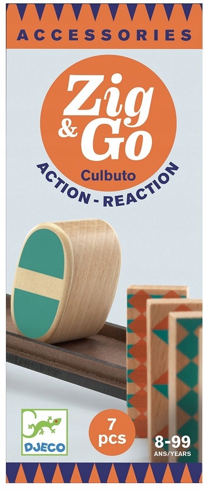 

Culbuto drewniany zestaw kreatywny Zig&Go 7elD