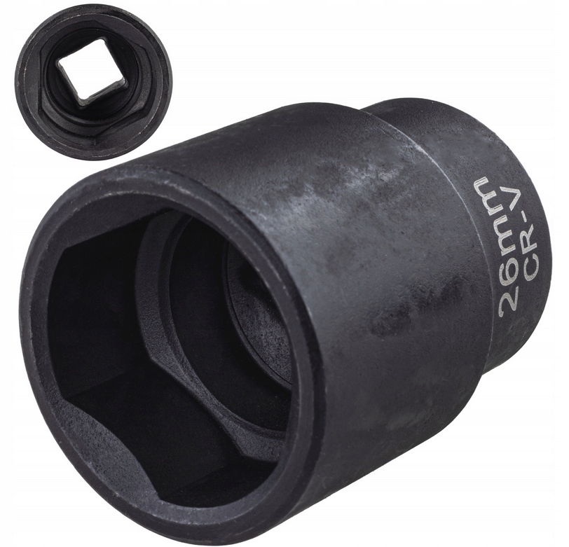 Klucz Nasadka Trójkątna 26 MM Do Regulacji Pomp Wtryskowych Kwadrat 1/2"