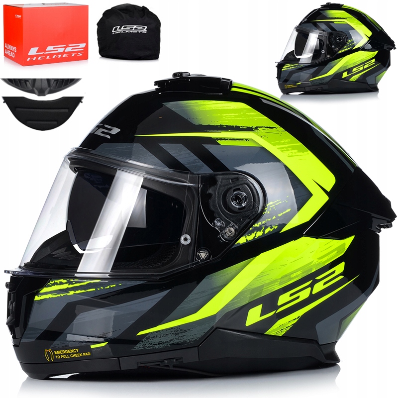 Motocyklová Prilba LS2 FF808 Stream II Fury Kevlar Systém Pinlock Blenda