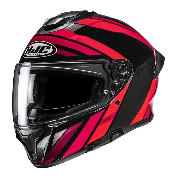 Kask motocyklowy Hjc C71 Faber Red/black czerwony czarny Gratisy