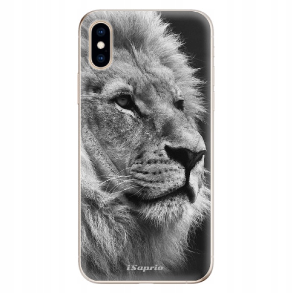 Silikonowe etui iSaprio Lion 10 do iPhone Xs
