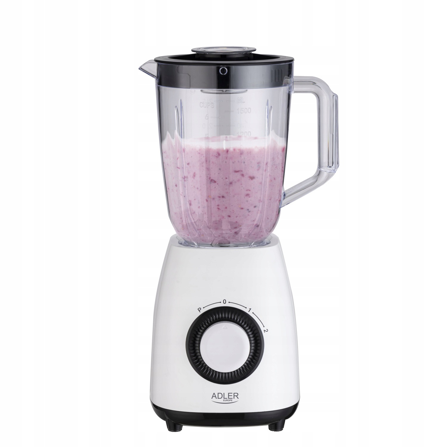 Stolní mixér na koktejly a smoothie 1000W, čepele z nerezové oceli, 1,5 l Adler