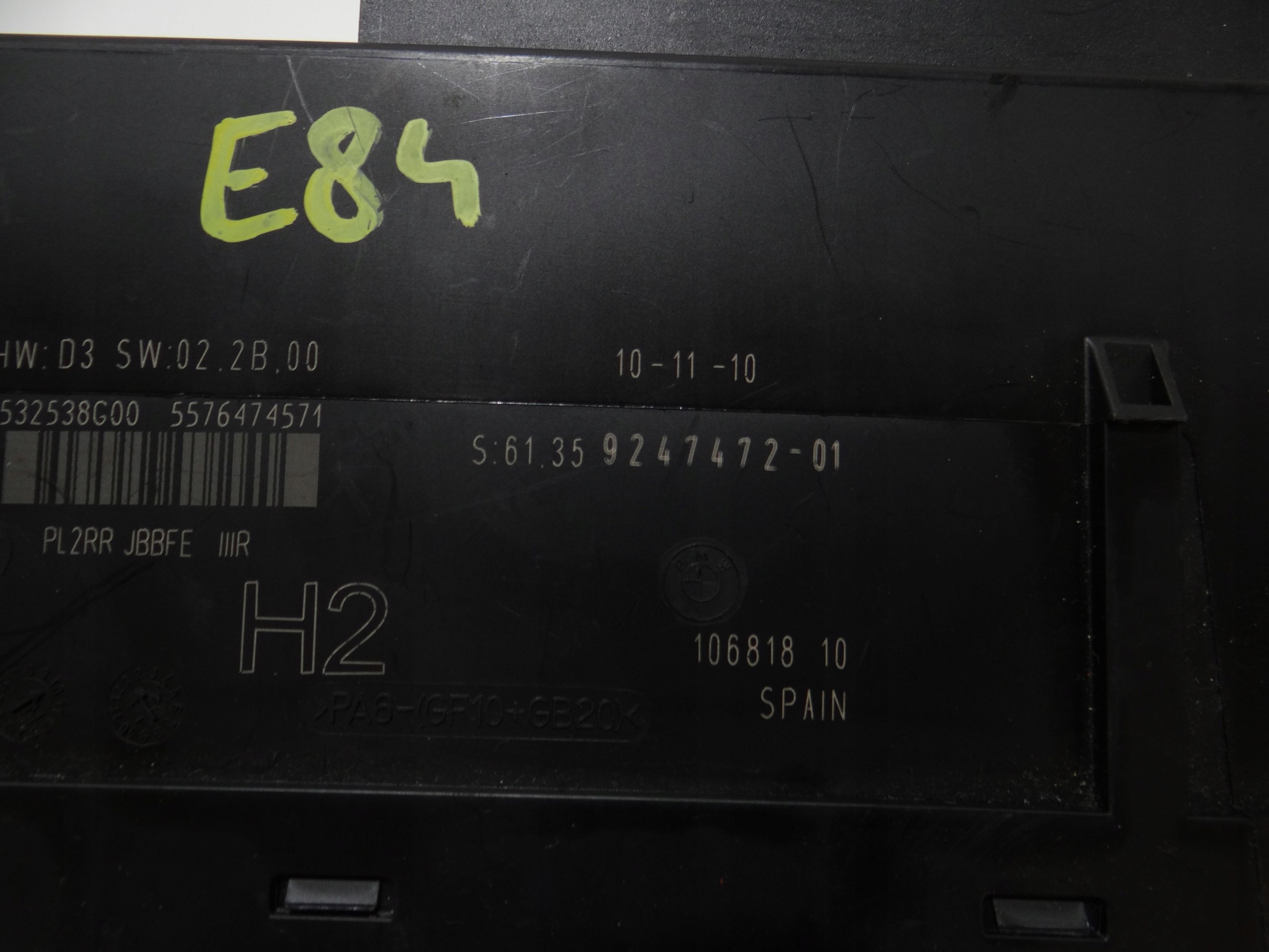 BMW E84 Unité commande confort 9247472