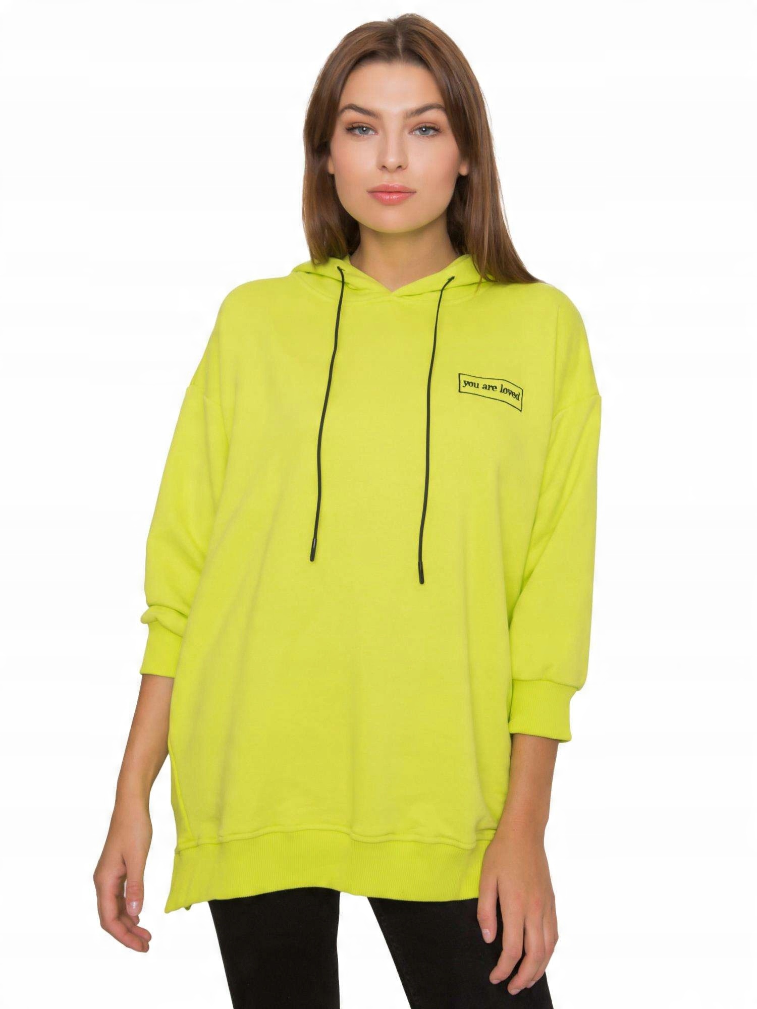 

Bluza Damska Kaptur Z Kieszeniami Bawełna