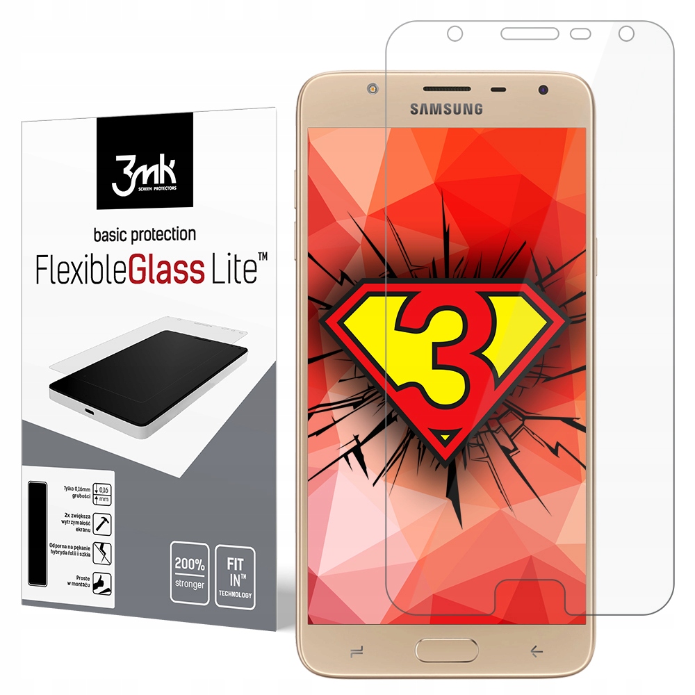 

Samsung Galaxy J7 Duo Niepękające szkło 3mk FGLite