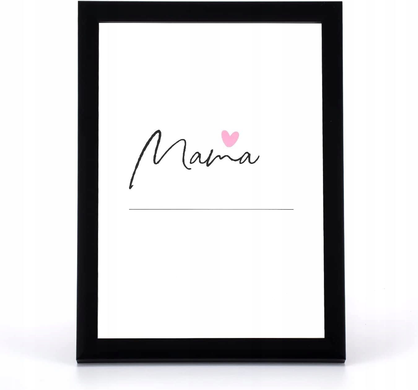 

Ramka na zdjęcia A4, stojąca, wisząca, czarna