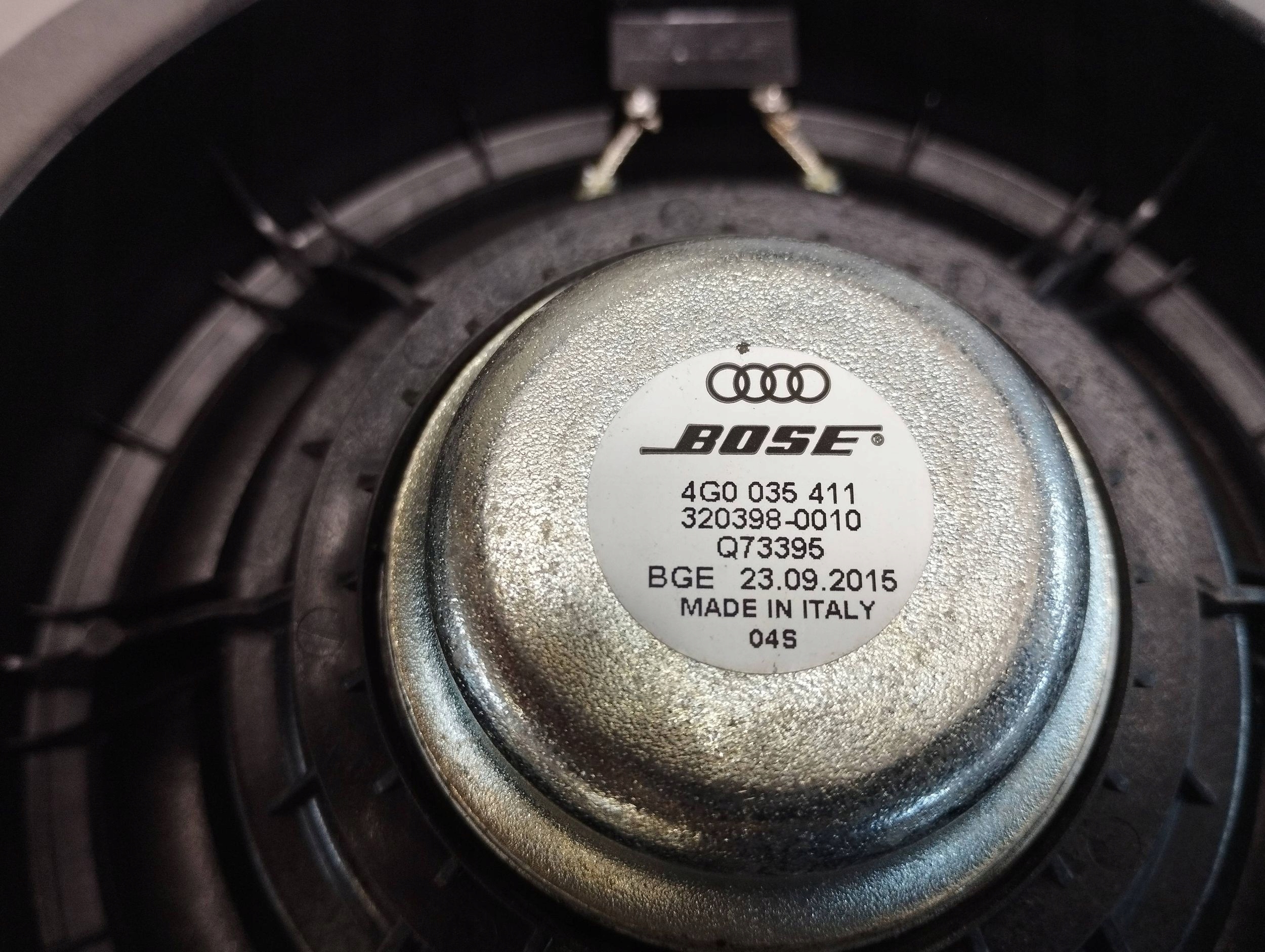 Audi A7 4G speakers running board BOSE amplifier 4G5035223C