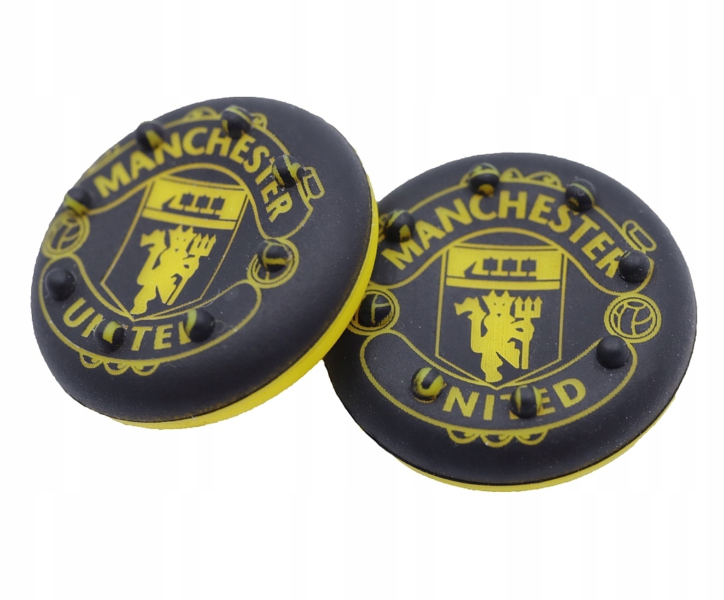2x NAKŁADKI GUMKI FIFA PIŁKA MANCHESTER UNITED Żół