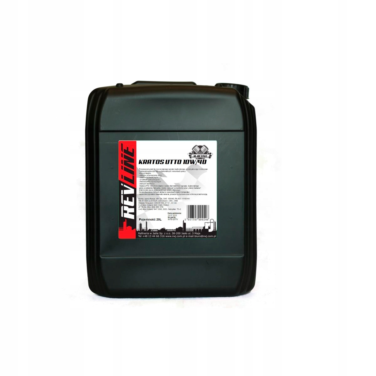 Масло REVLINE m-Active KRATOS UTTO 10W40 20L