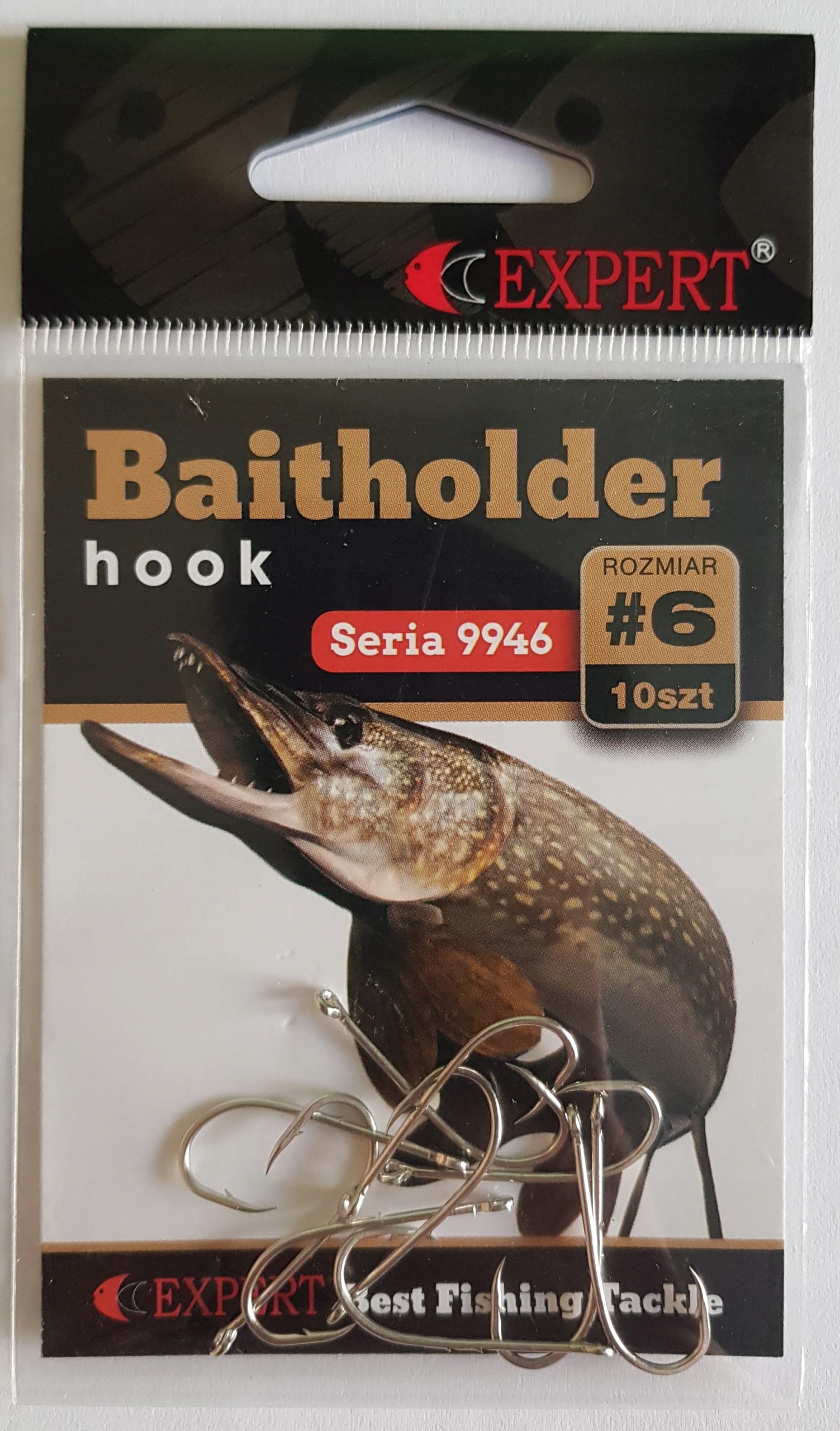 

Haczyki Expert Baitholder 9946 nr 6 nikiel