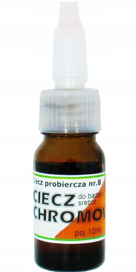 

Probiercza Ciecz Chromowa Do Badania Srebra 10 ml