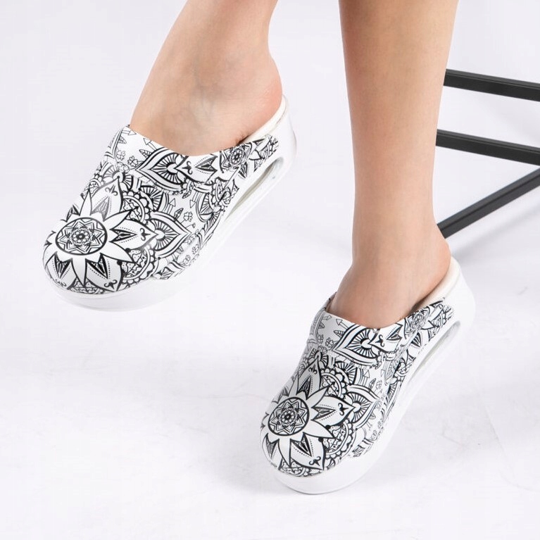 Chodaki medyczne Air Clogs wzór mandala 39