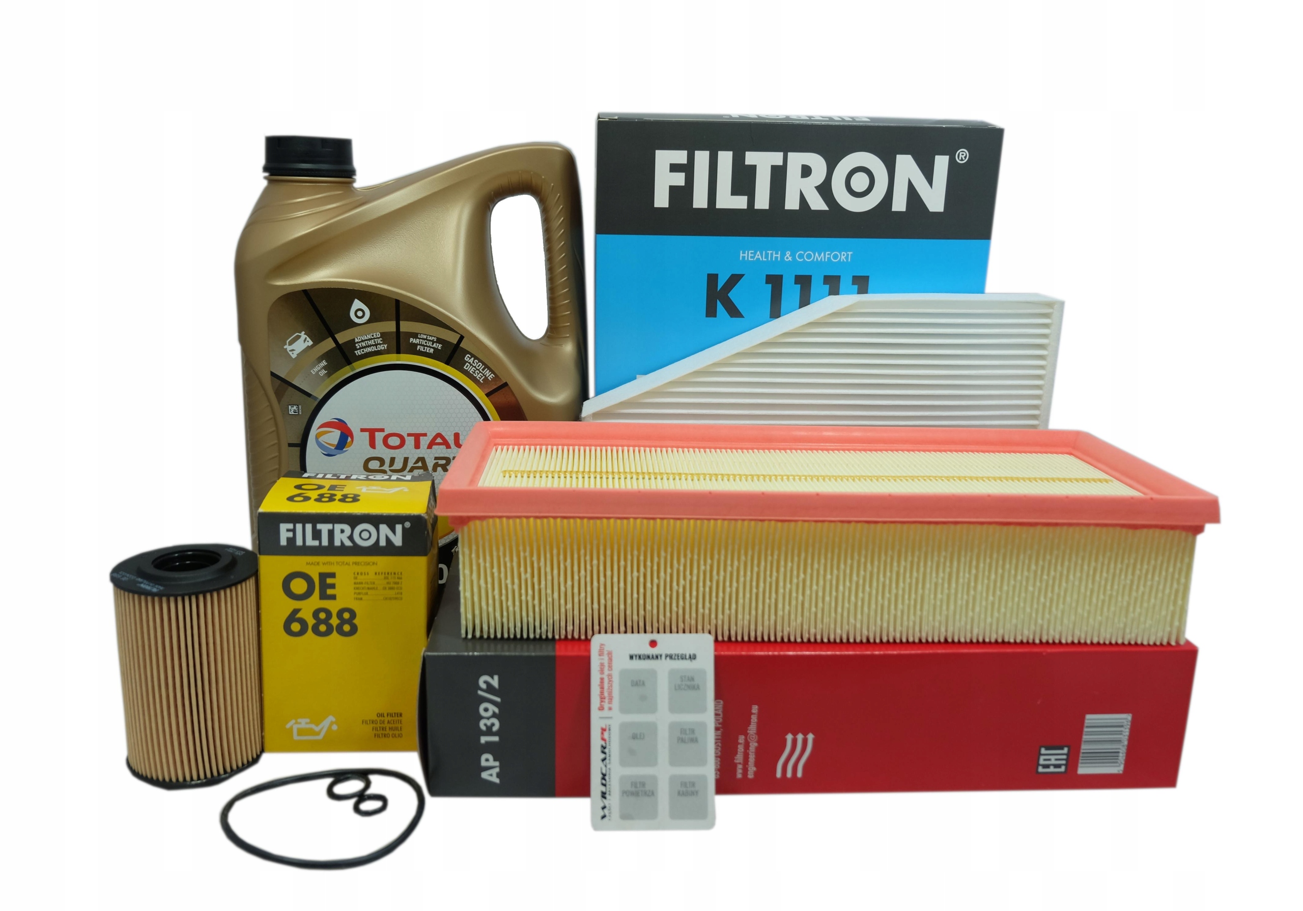 Filtre olej 5W30 LL Audi A3 8P Q3 Tt 1.6 2.0 Tdi