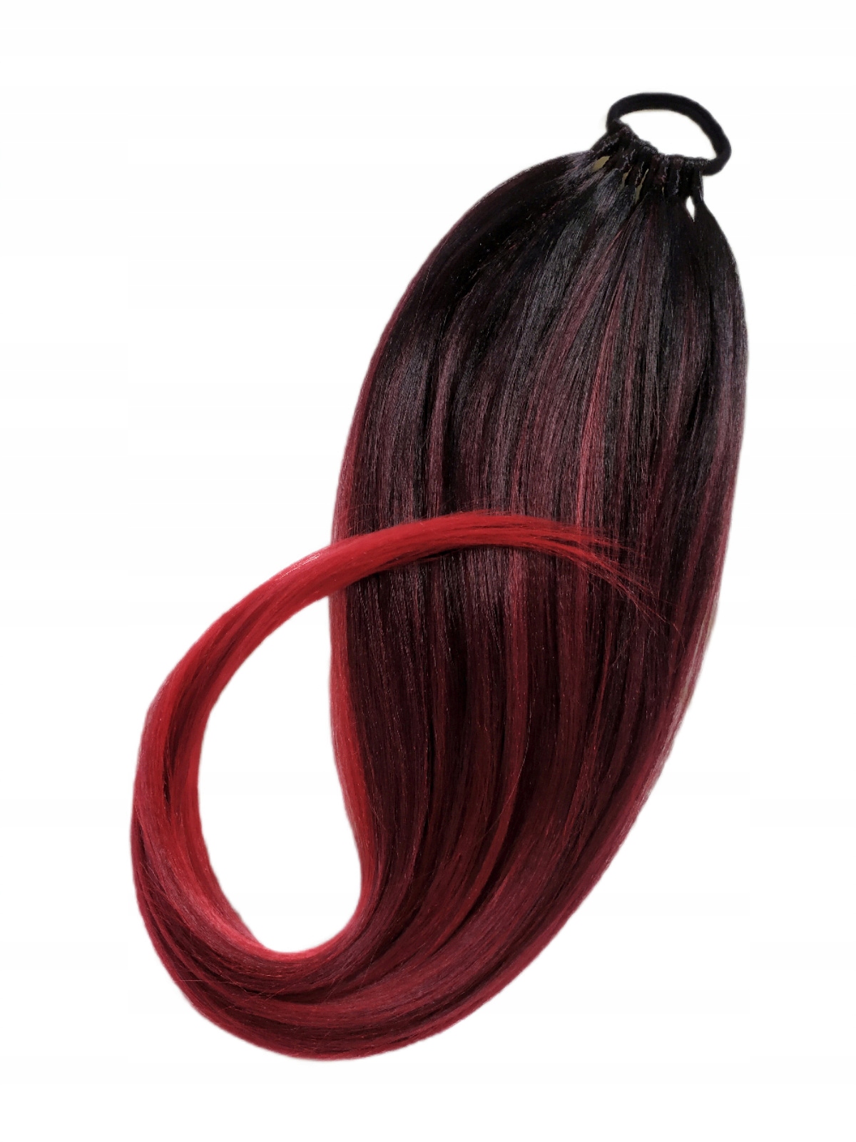 Poník na gumičce, Kuc-Gumka, Příčesek, černá červená, Třešňová Hraběnka, 80 cm