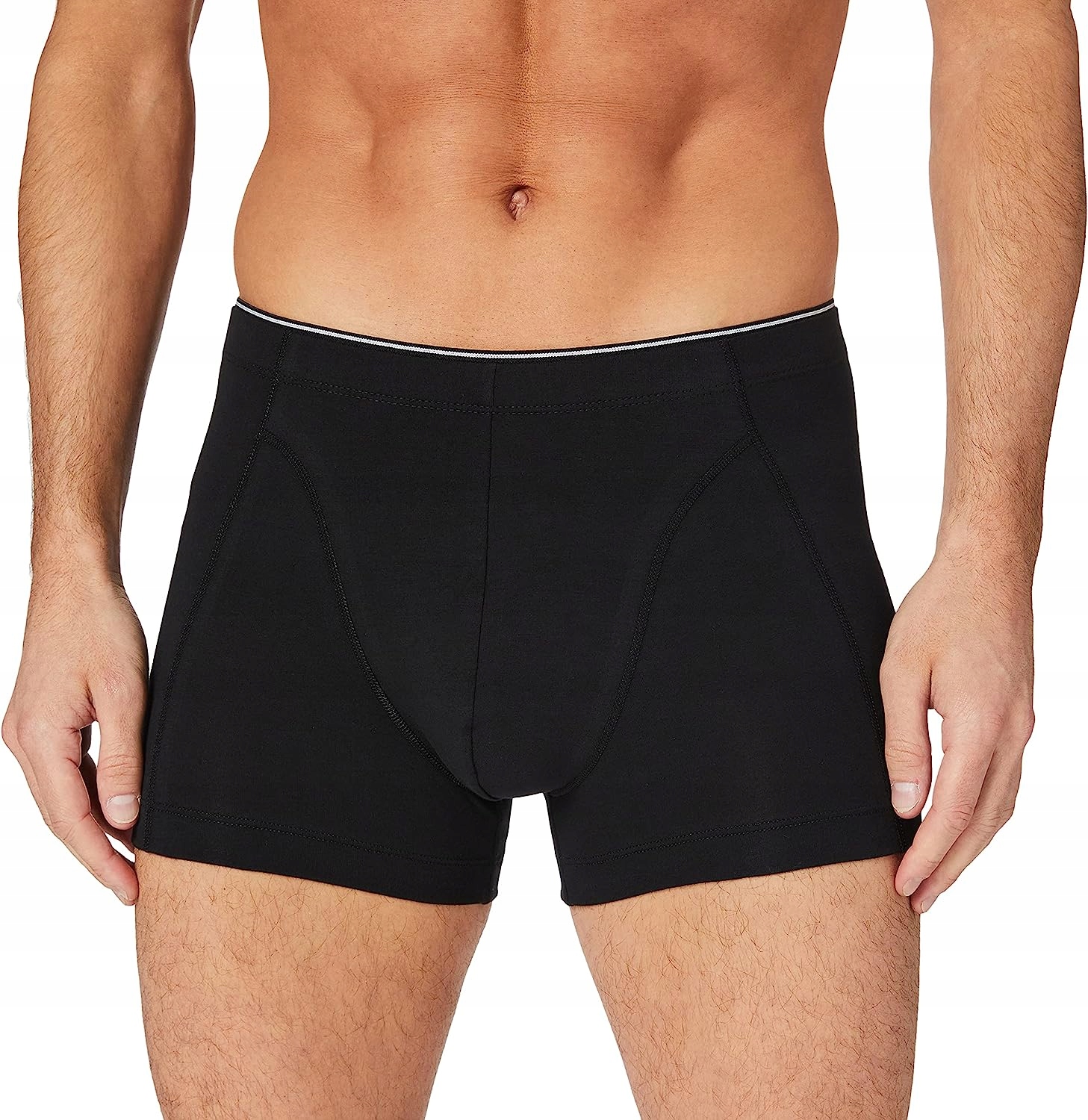 Schiesser Majtki Bokserki czarne rozmiar L