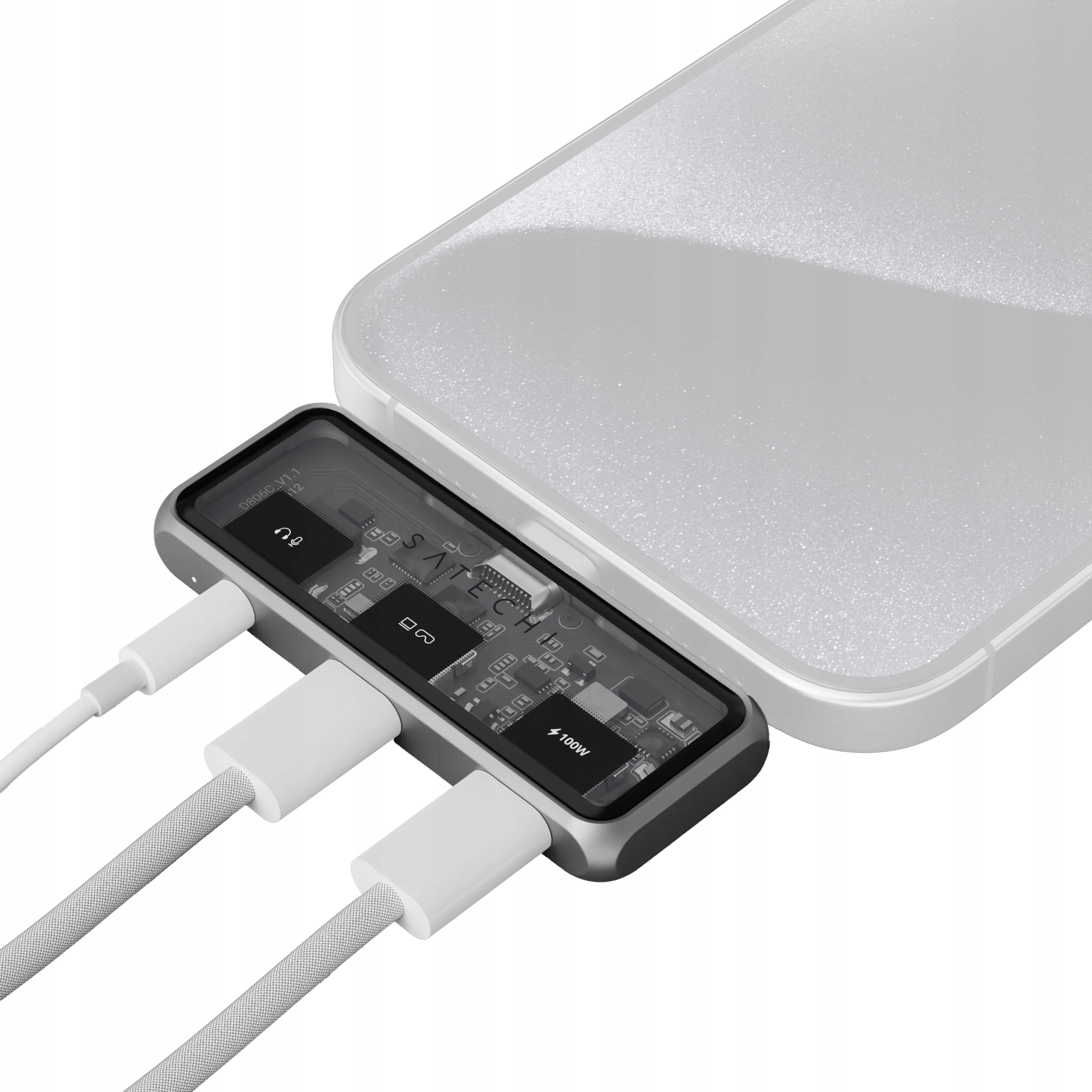 Adaptér, adaptér Usb-c pro telefon, konzoli, brýle Xr/ar, Satechi
