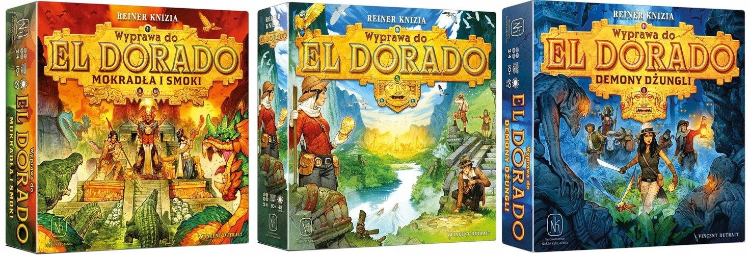 Wyprawa do El Dorado Mokradła i smoki Demony dżungli Nasza Księgarnia