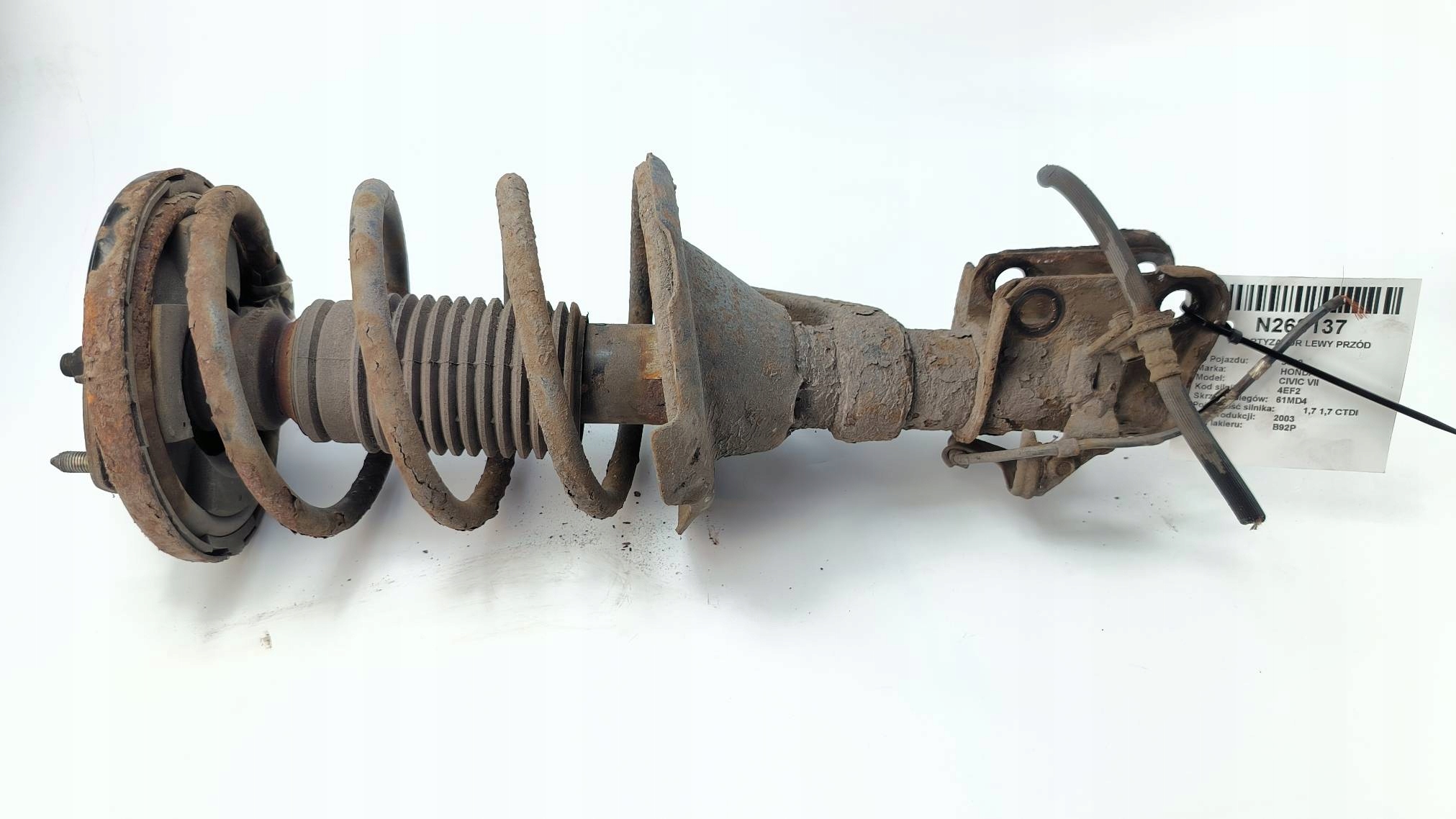 shock absorber left front HONDA CIVIC VII