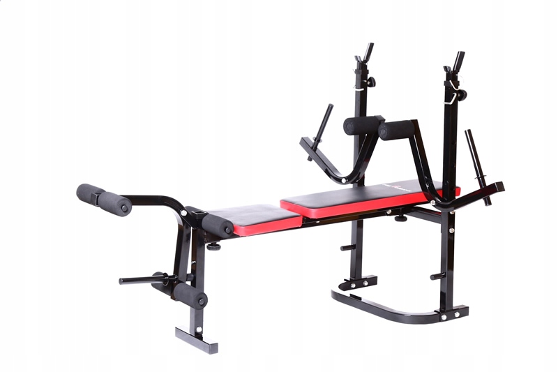 ZESTAW DO ĆWICZEŃ 75kg ZESTAW KULTURYSTYCZNY ŁAWKA MODLITEWNIK GRYF 14el. Waga obciążeń 45 kg