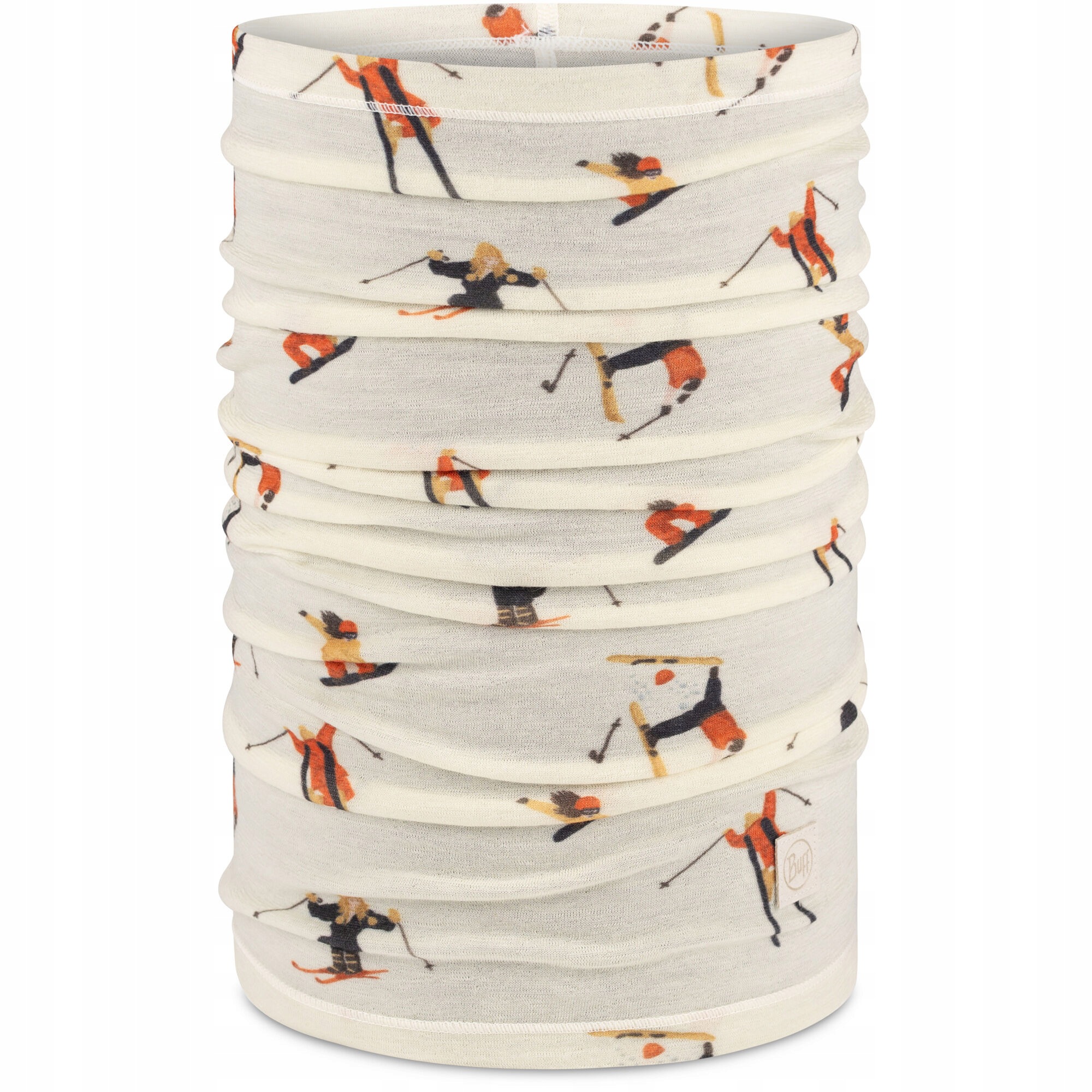 Buff Merino Wool Lightweight Chusta Bandana Wielofunkcyjna Tinsu Ecru